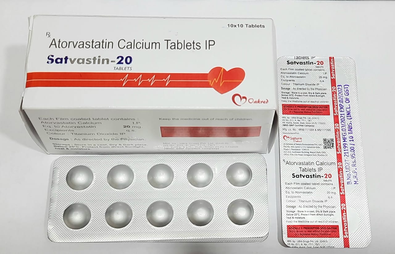 Satvastin-20mg Tablets